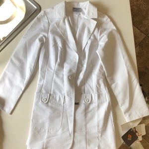 Women’s white lab coat